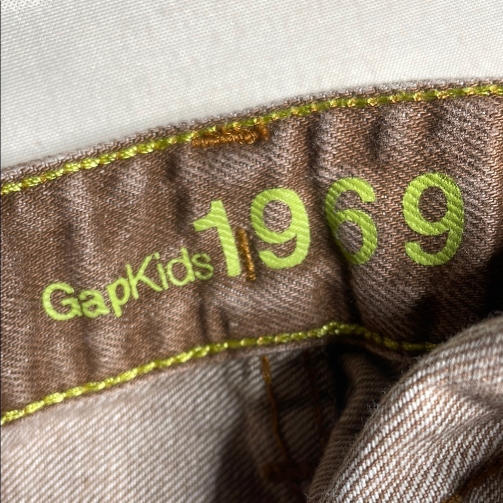 GAP Kids Brown Straight-Leg 5 Pocket Jeans - Picture 4 of 8